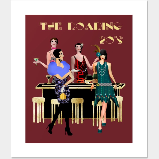 The Roaring Twenties Wall Art by STYLISH CROWD TEES